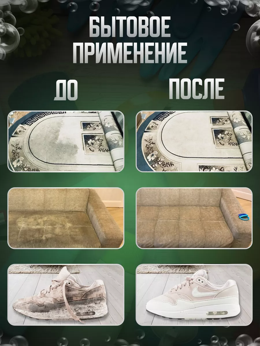 Универсальный пенный очиститель FoamClean для авто и дома